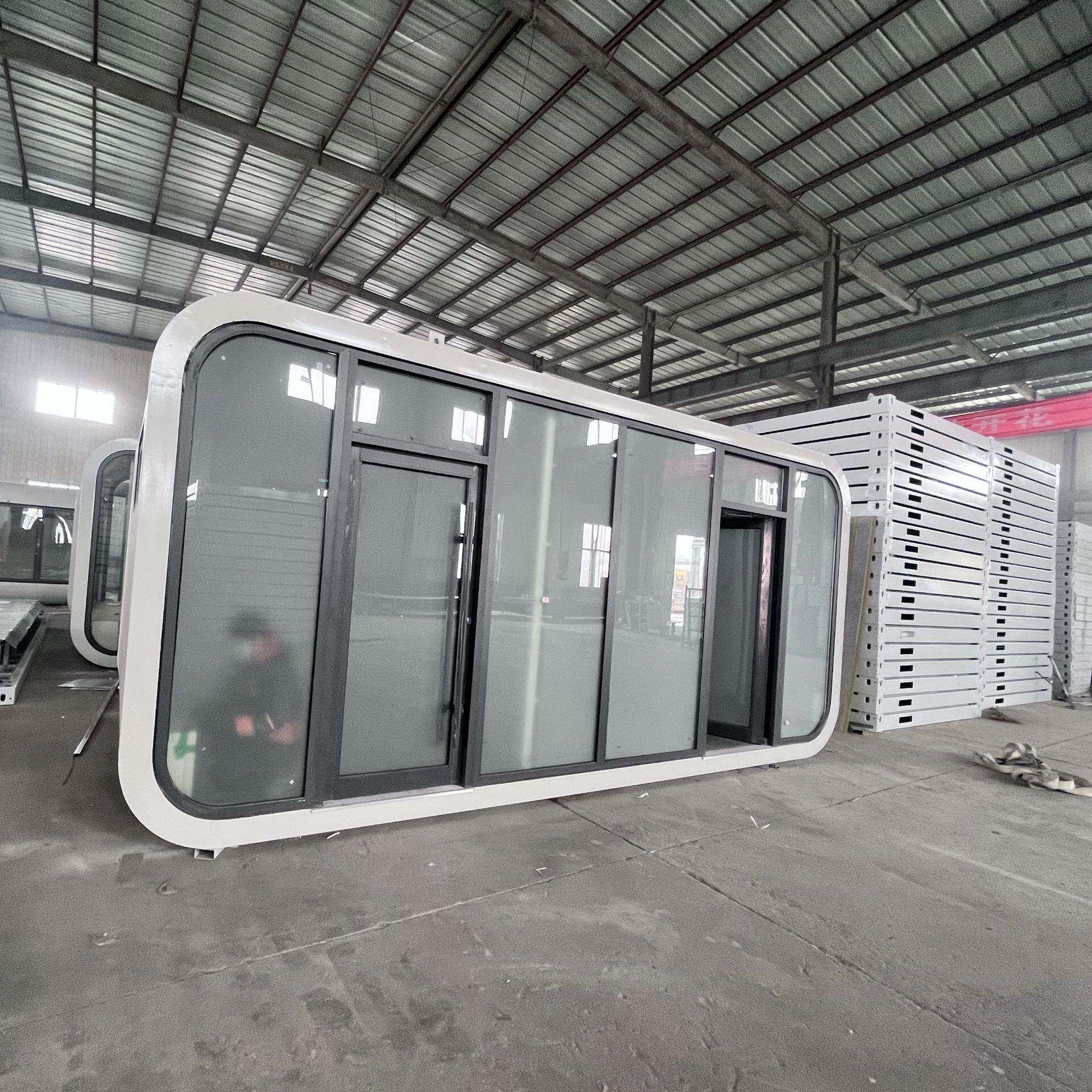 智能移动民宿房苹果舱办公室可移动会议室民宿露营太空舱智能房