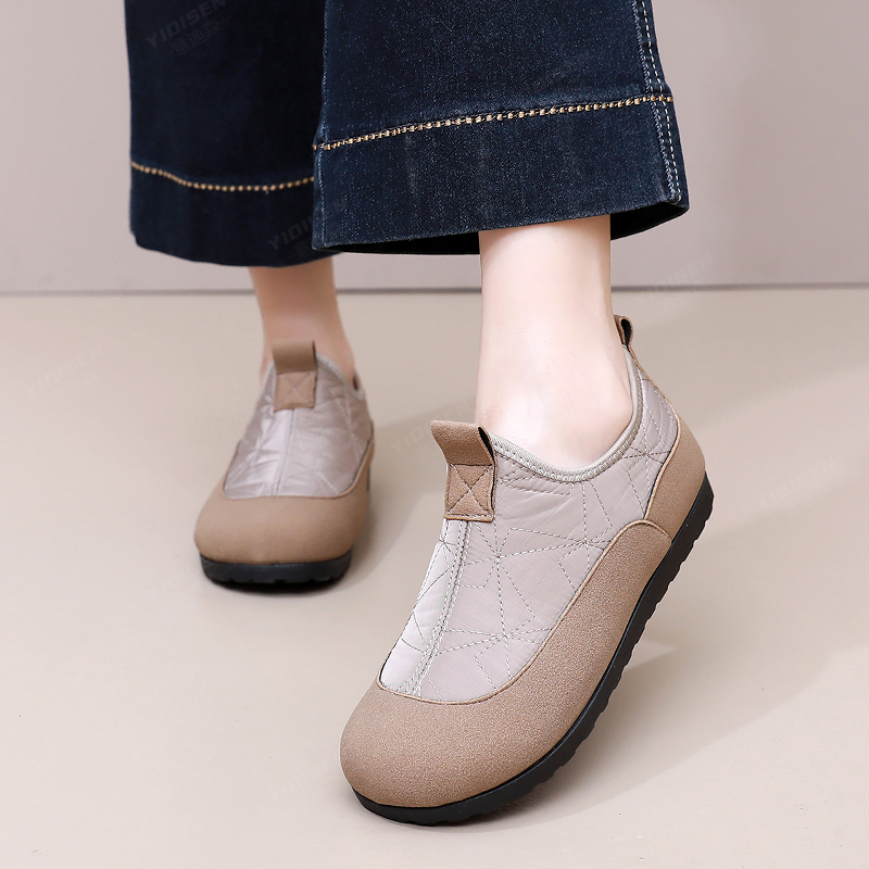 意迪森老北京布鞋加绒棉鞋女官方正品保暖防滑一脚蹬中老年妈妈鞋,女鞋,时尚雪地靴,淘宝优惠券,粉丝福利购,淘宝优惠卷