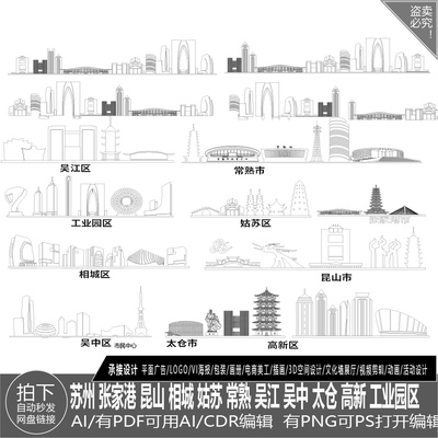 苏州张家港昆山相城姑苏常熟吴中吴江太仓高新城市工业园区素材