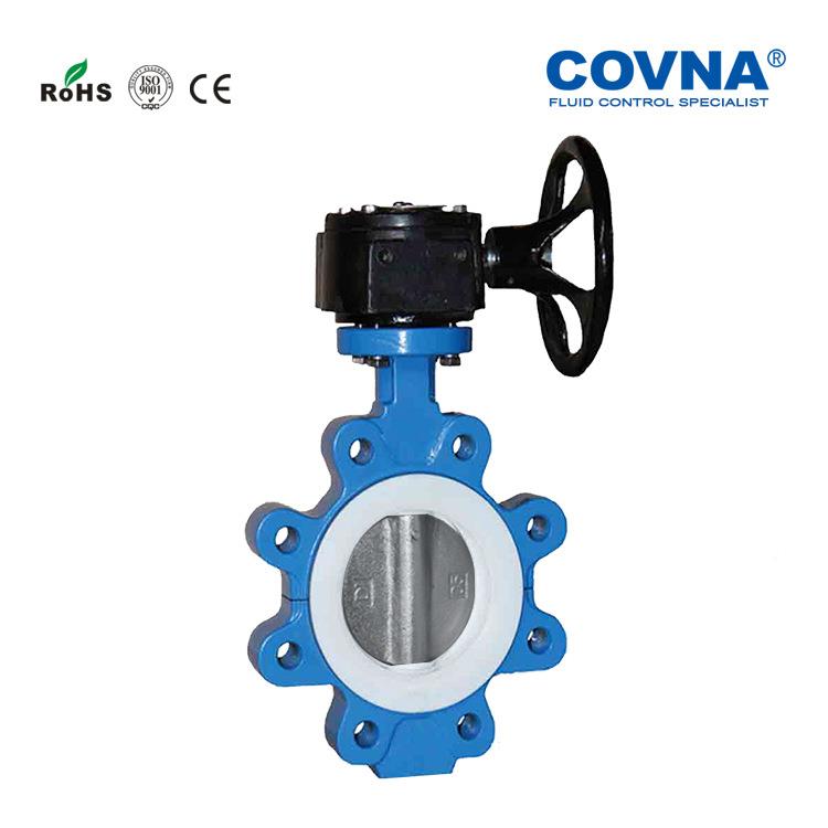 厂家供应耳轮凸蝶阀开软密封手动铸990铁蝶阀工业关大口径蝶涡阀