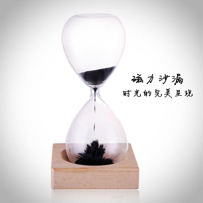 六一儿童节RGX物创意女孩生日磁磁力沙漏男礼时光计时器铁时间摆