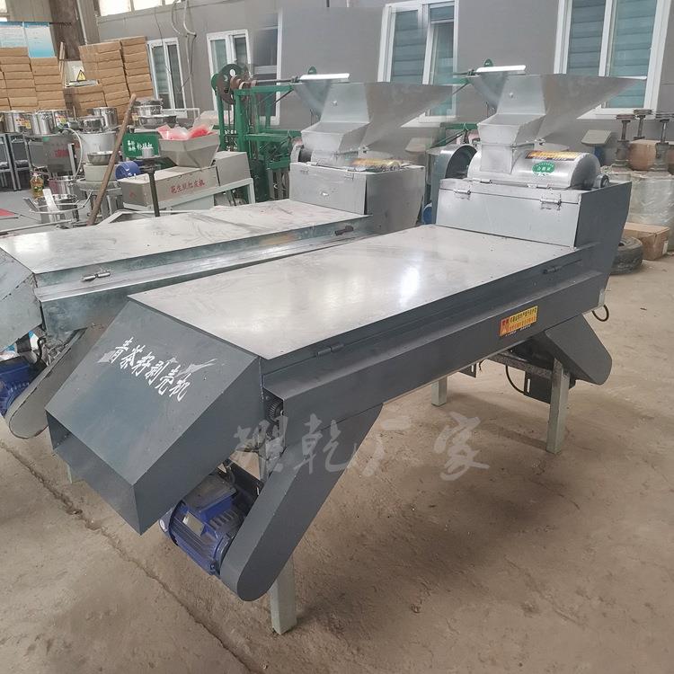 茶果脱可粒机 茶果剥青皮设木备 新鲜子果剥壳机 IPM10吨/天油试