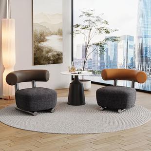 单人沙发690椅意式 创设计师红雪橇椅网别墅会所淡休闲椅洽客厅轻