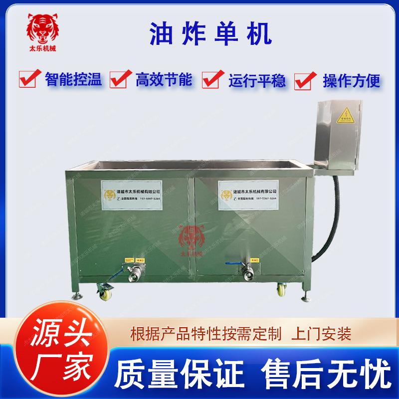 全自动油炸机自动控温油炸锅肉丸子蔬菜饼鸡块油炸单机油炸设备
