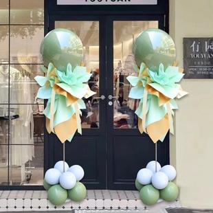 开业气球立柱周年庆活动装饰元旦节年会节日场景气氛围布置