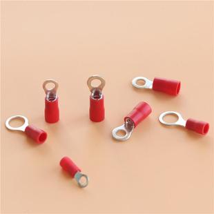 O型环形RV2 4圆形预绝缘端子 6铜线耳 3.2冷压接线端子RV2 RV1.25