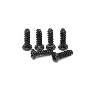 PB淬火加硬黑色圆头平尾自攻螺丝十字盘头自攻螺丝M1.7