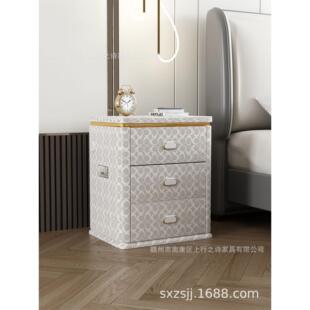 2023保险柜智能床头柜家用防盗保险箱带无线充电轻奢一体家用酒店