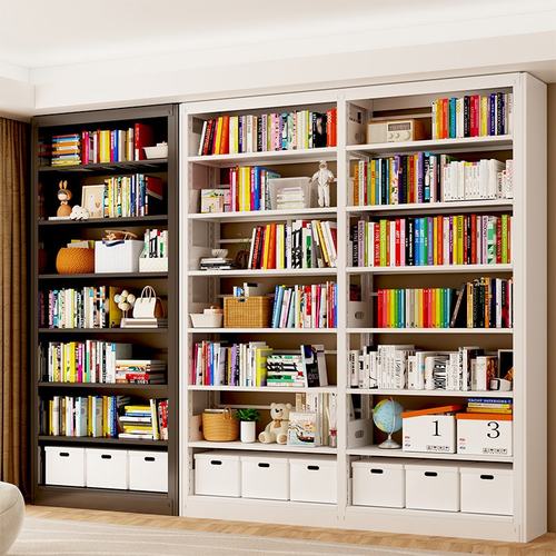 图书馆落地置物架钢制书架