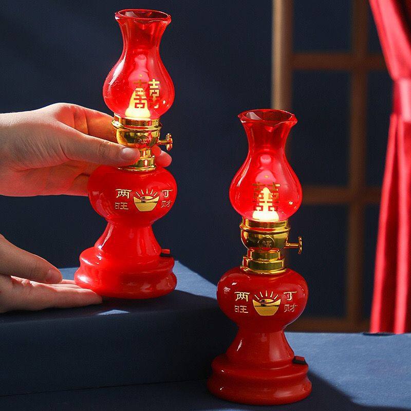 吉祥如意蜡烛LED灯财丁兴旺喜灯