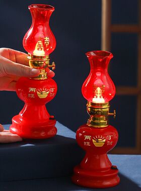 吉祥如意蜡烛LED灯财丁兴旺喜灯