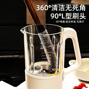 不锈钢杯刷多功能二合一杯刷家用厨房用品清洁工具可壁挂清洁杯刷