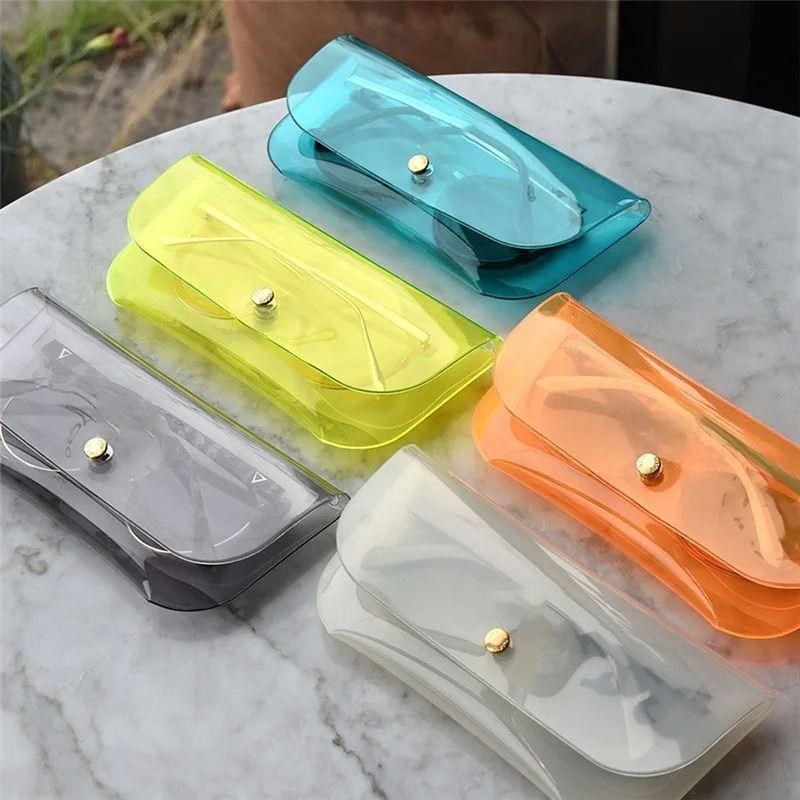 Transparent Laser Sun Glasses Soft Case GlassQ Spectacle Cos