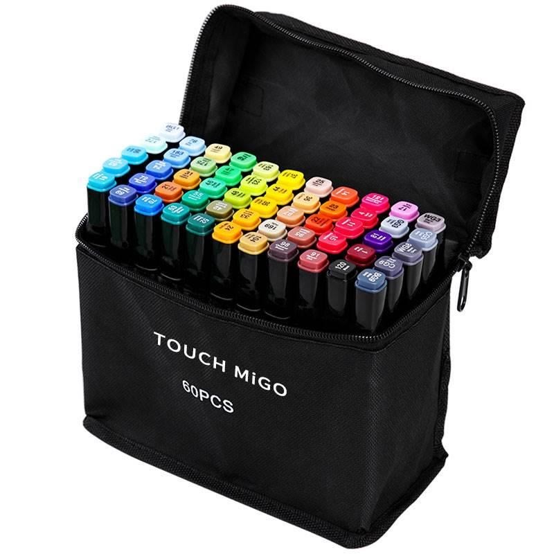 24/30/60/80 Cjolor Art Markers Pen Set Double Headed Sketch