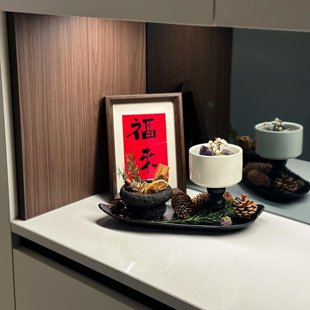 肉桂生财玄关福来桌面摆件香薰扩香石氛围感乔迁礼物 家居好物