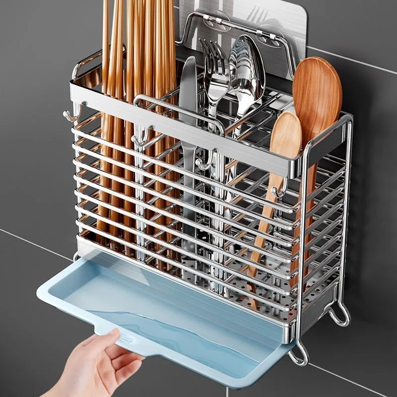 304不锈钢筷子收纳盒厨房筷子笼