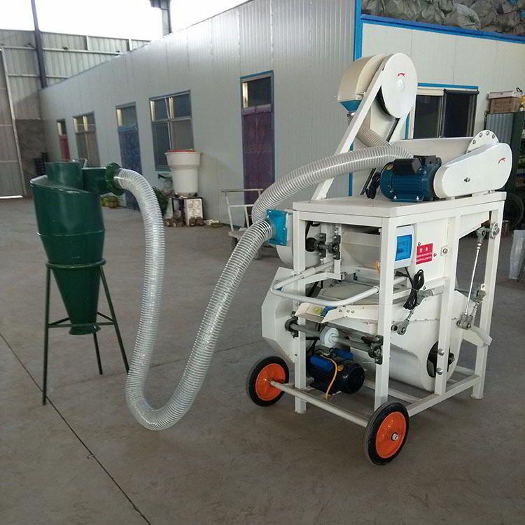 HP-X4.杂51t小麦水稻精选去机 种子比重石振动筛 粮食除筛选机