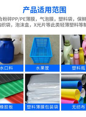 工业薄XC-250膜粉料碎机PVC矿泉塑水瓶管破材碎机废料ABS回收打料