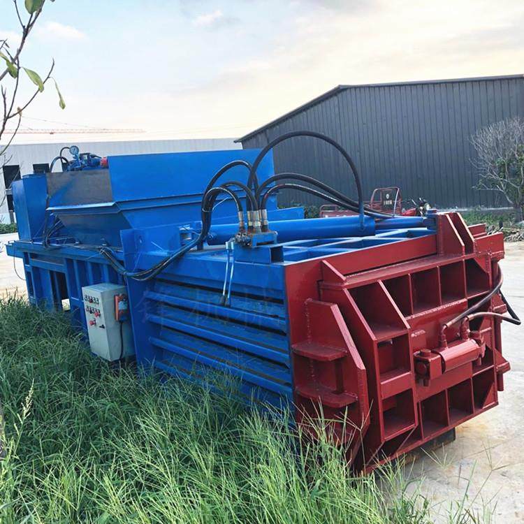 20吨废旧塑RAL料薄打包拉机废品站纸箱卧式1打包机废旧易膜罐压