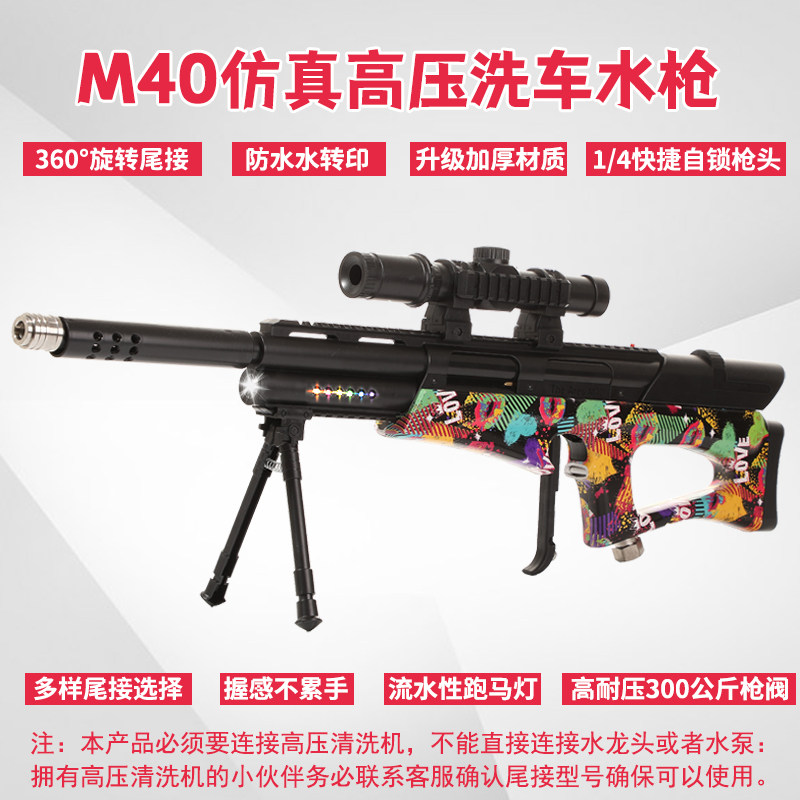 速威仕M40仿真高压水枪洗车水枪