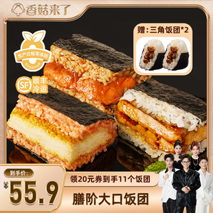 膳阶照烧鸡肉大口饭团微波加热即食方便营养学生早餐 香菇来了