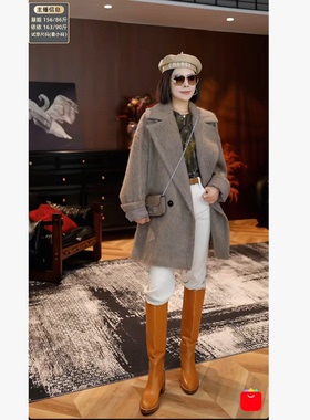 【慧姐专享】N°28【N+轻奢】100%牦牛绒毛呢大衣女秋冬高级感