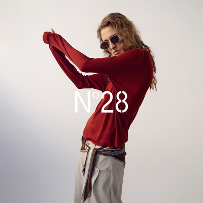 N°28莱赛尔凉感长袖T恤女2026春季新款圆领套头内搭打底衫上衣