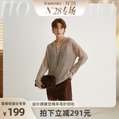 绵羊毛针织衫 N28专场 女高级感气质外搭上衣