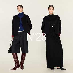 N°28【新年大衣】双面双色双面呢山羊绒大衣