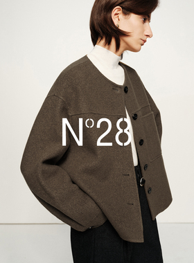 N°28【零压感】山羊绒毛呢外套女秋冬短款宽松复古小个子呢上衣
