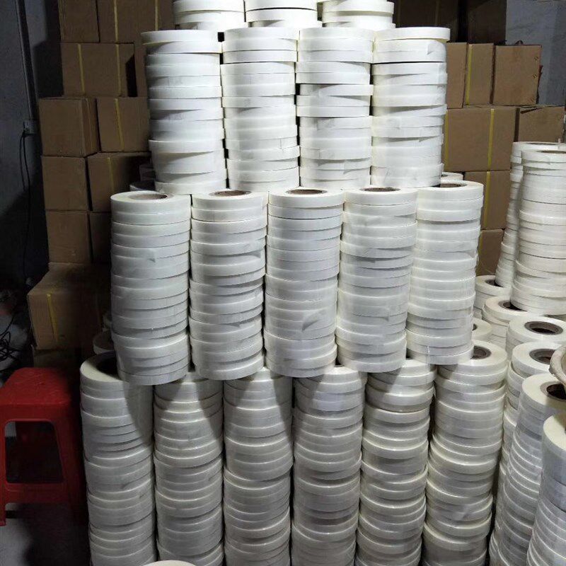 透明贴角机胶带PET透明打角带礼品盒四角贴角带全自动打角机胶带