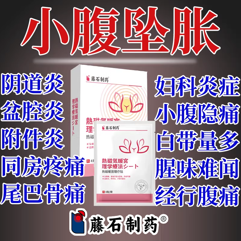 妇科炎症小肚子坠痛附件炎盆腔炎积液瘙痒白带过多腥臭小腹胀贴RW