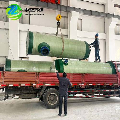 一体化泵站厂家玻璃钢提升泵站一体化预制泵站市政排水