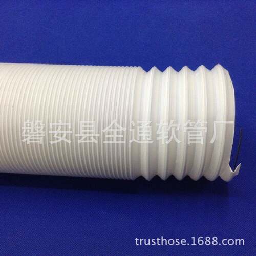 供应直径102mm工业厂房通风除尘用pp钢丝管万向伸缩