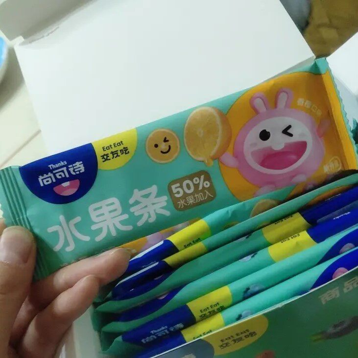【抢】尚可诗6种口味水果条宝宝零食添加无果条棒多包装