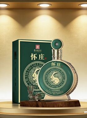 怀庄兔年纪念酒53度500ml贵州老字号酱香型白酒送礼纪念收藏整箱
