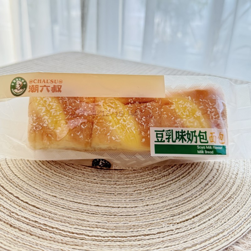 -潮六叔豆乳味奶包软面包儿童学生宿舍休闲早餐点心饱