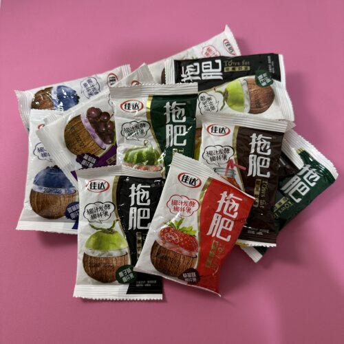 【严选】佳达拖肥35g*40袋 儿时怀旧零食椰果肉果冻饮料托肥儿童