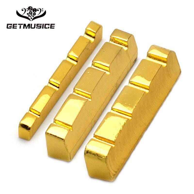 优质电贝司上琴枕铜黄铜镀金上琴枕金色高贵上弦枕各类尺寸四弦