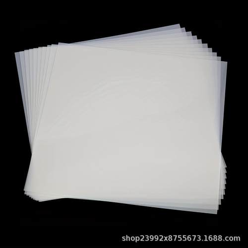 10张PET空白模板12英寸乳白色半透明聚酯薄膜厂家直销