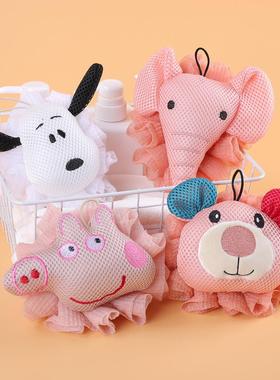 挂式起泡不散亲肤洗浴球时尚柔软可爱网红大号搓澡两用洗澡浴花球