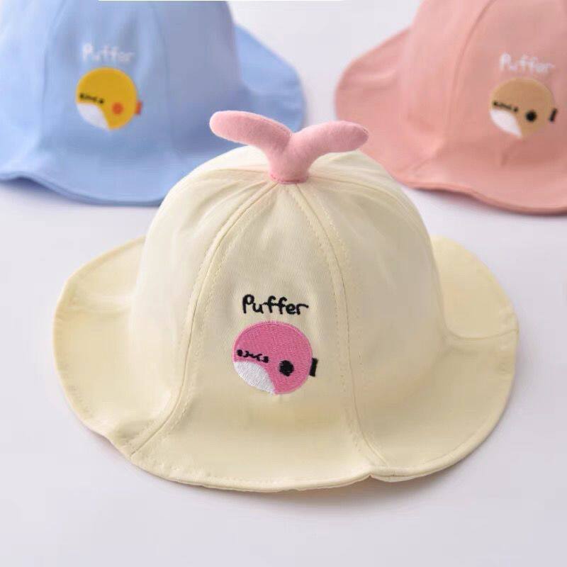 婴儿帽子春秋薄款宝宝渔夫帽秋冬男女宝遮阳帽儿童防晒帽2026新款