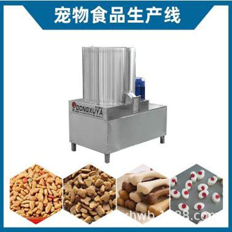 双螺杆玉米秸秆颗粒饲料膨化机猫粮狗粮宠物食品加工设备