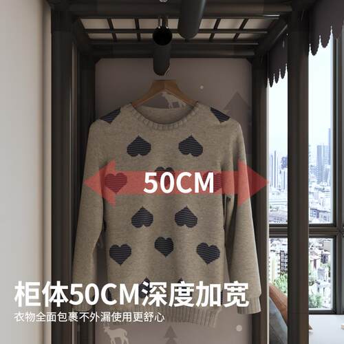 新款折叠衣柜简易布衣柜家用卧室出租房用单人结实耐用免安装收纳