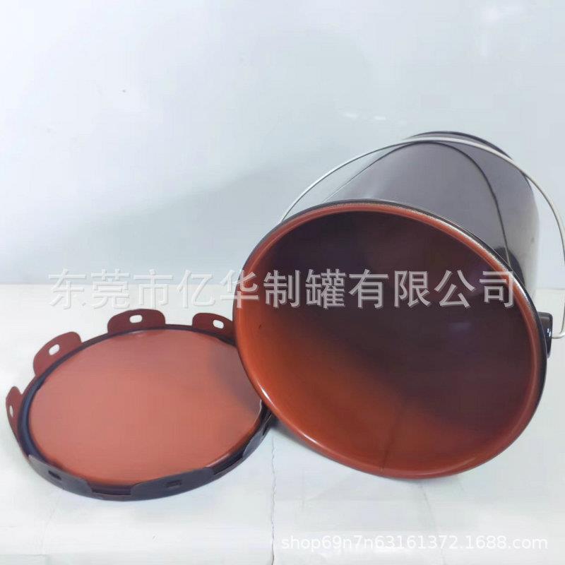 厂家5L烤漆桶马口铁化工油漆桶加厚铁桶开口包装桶