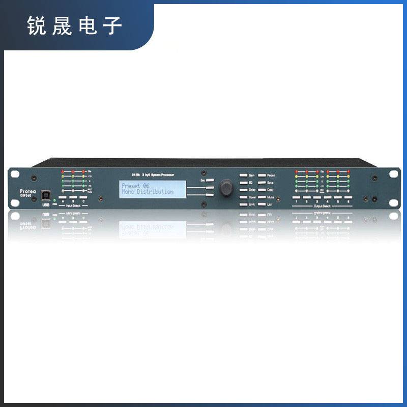 3进6出/48数字处理器KTV会议舞台酒吧多效果器场景使用声场