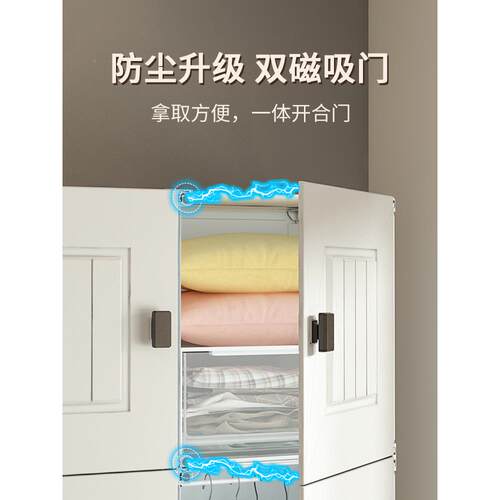 2#衣柜家卧用室出租房新款025简易组用装结实耐用ORK塑料宿舍柜
