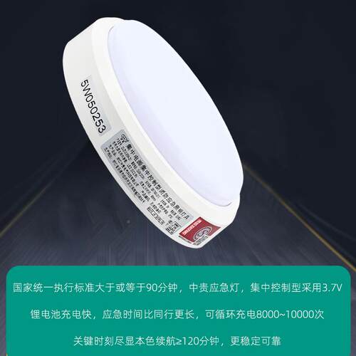 明圆形吸顶照灯应急照圆明疏散指示系统A型吸ZG-ZFJC-与顶照明灯