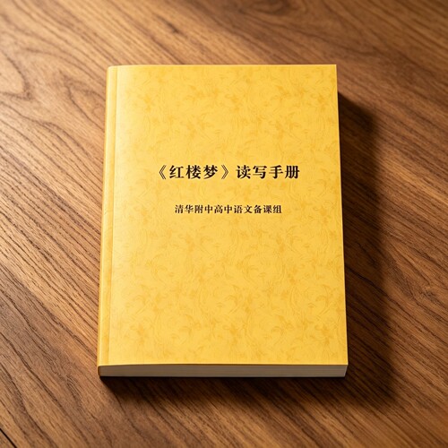 清华附中自编书《红楼梦读写手册》红楼梦高考必考点