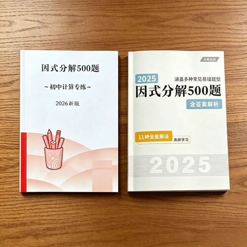 2025版初中数学因式分解500题含答案解析